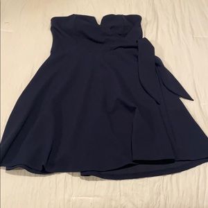 NWT!! Navy Blue strapless dress